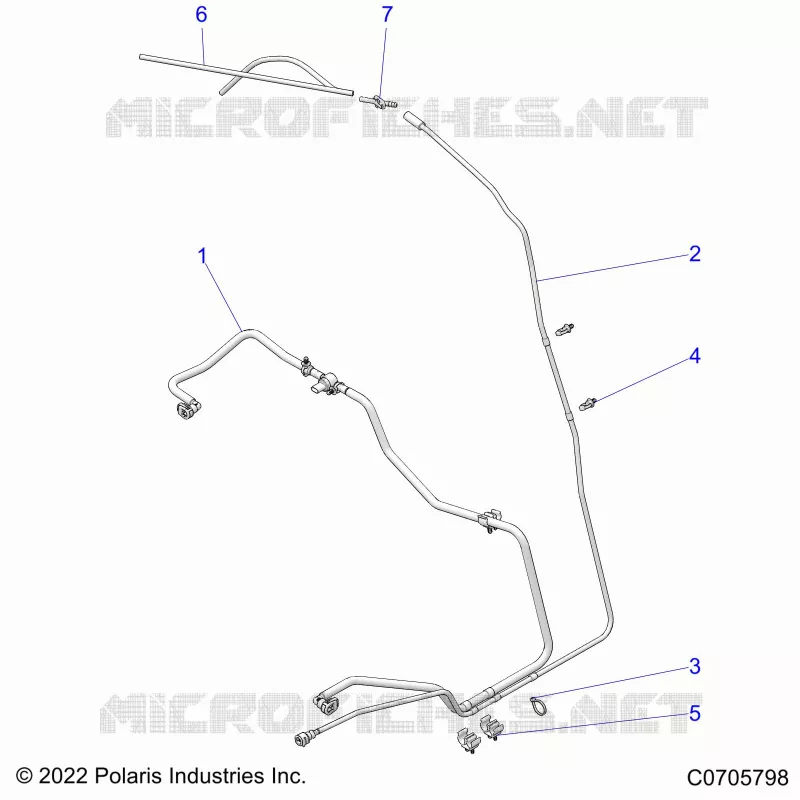 BODY, CARBURANT LINES, STD.