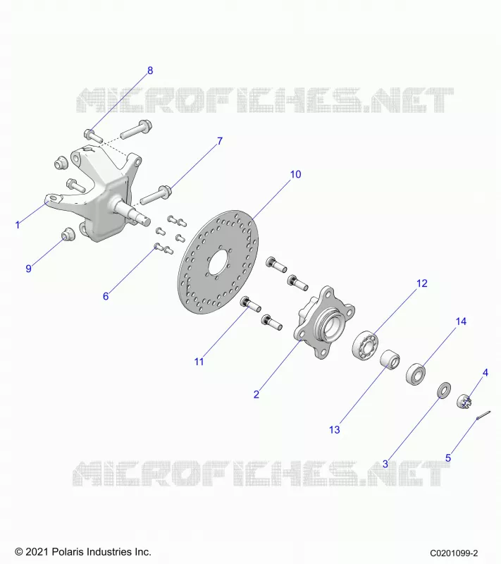 DIRECTION, FRONT HUB AND SPINDLE