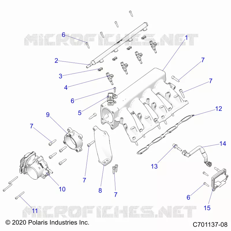 ADMISSION MANIFOLD, FUEL RAIL AND RELATED