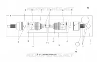 DRIVE TRAIN, ARBRE DE TRANSMISSION, REAR