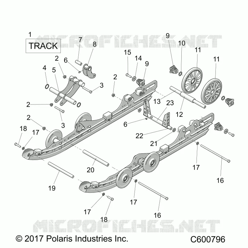 SUSPENSION ARRIERE AND TRACK