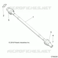 SYSTÃˆME DE TRANSMISSION, REAR PROP SHAFT