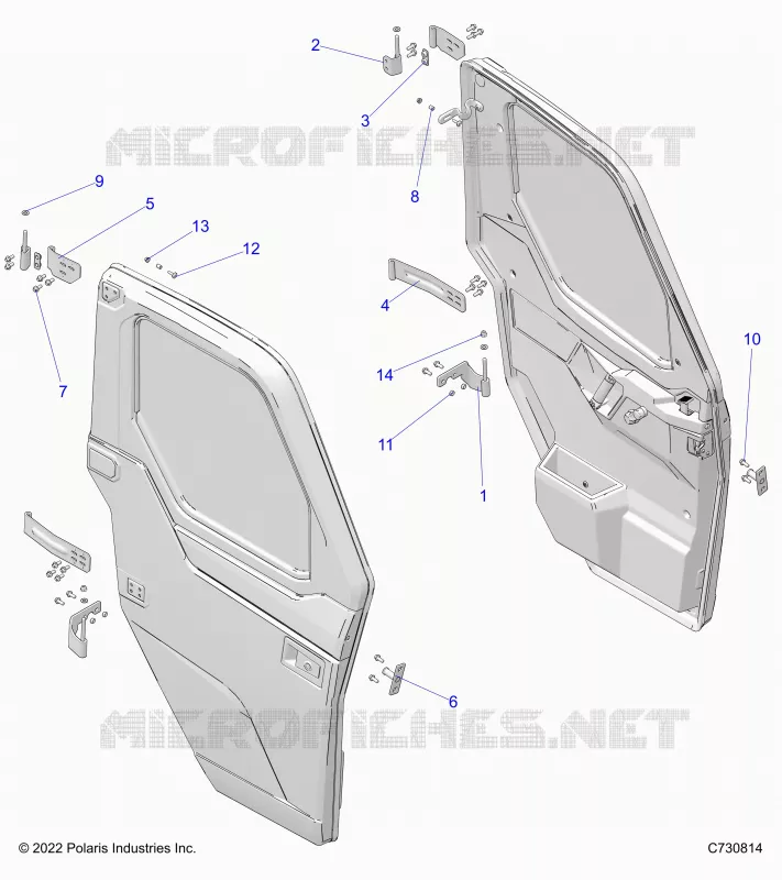PORTES, FULL, MOUNTING