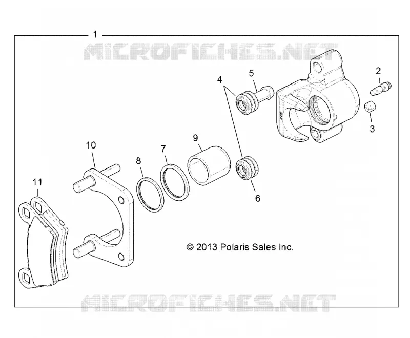 FREIN ARRIERE CALIPER