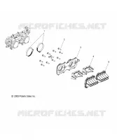 MOTEUR, REED VALVE AND CORPS DE PAPILON ADAPTER