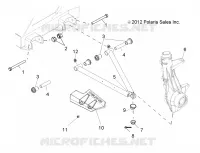 SUSPENSION, A-ARM AN SUPPORT MOUNTING
