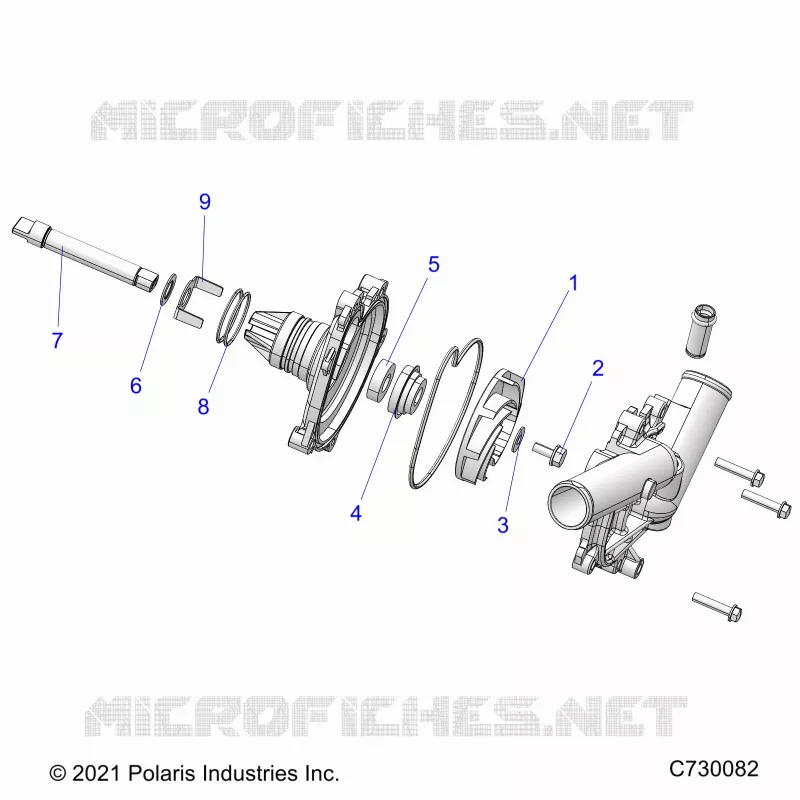 REFROIDISSEMENT, WATERPUMP ASSEMBLY