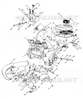 SUPPORT MOTEUR 500 and 500 Classic Updated 2/90 (4916791679017A)