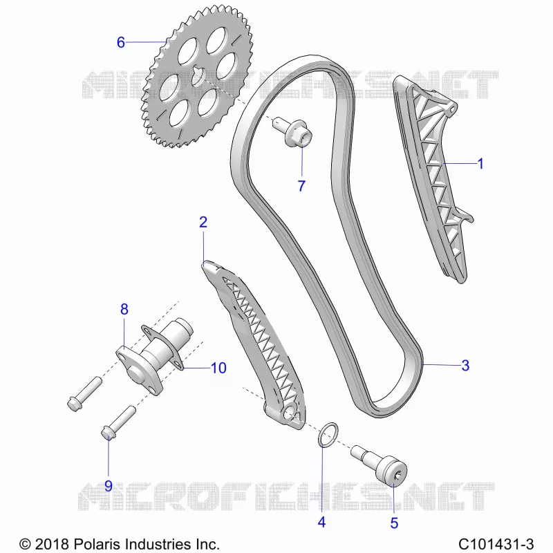 CHAINE DE DISTRIBUTION AND TENSIONER