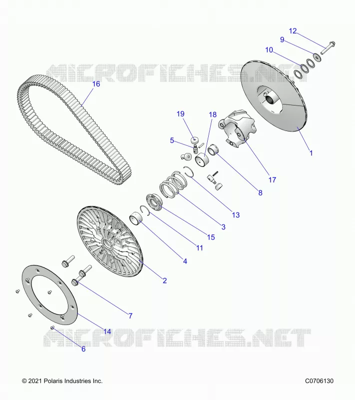 SYSTÃˆME DE TRANSMISSION, SECONDARY CLUTCH