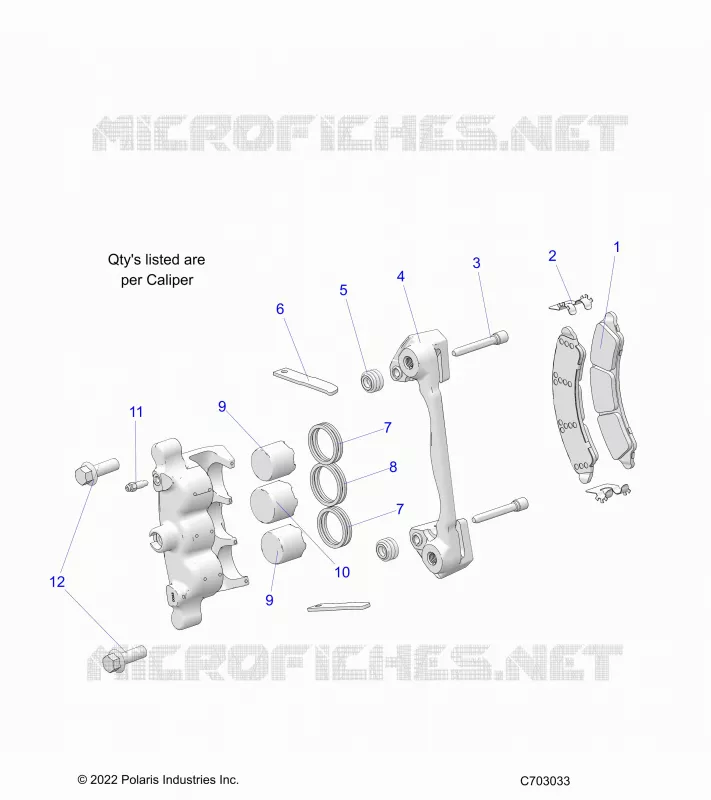 BRAKES, ETRIER DE FREIN AVANT