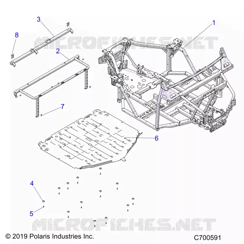 CHASSIS, MAIN CADRE
