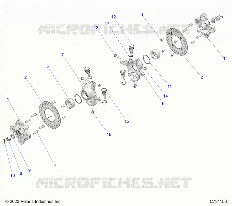 SUSPENSION AVANT HUB