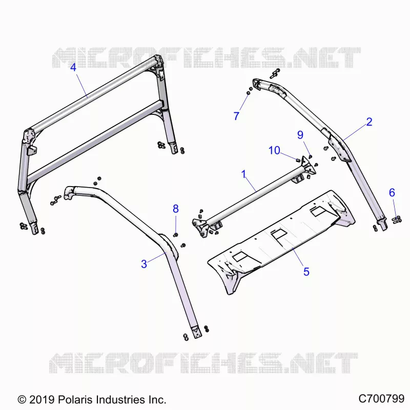 CHASSIS, CAB CADRE