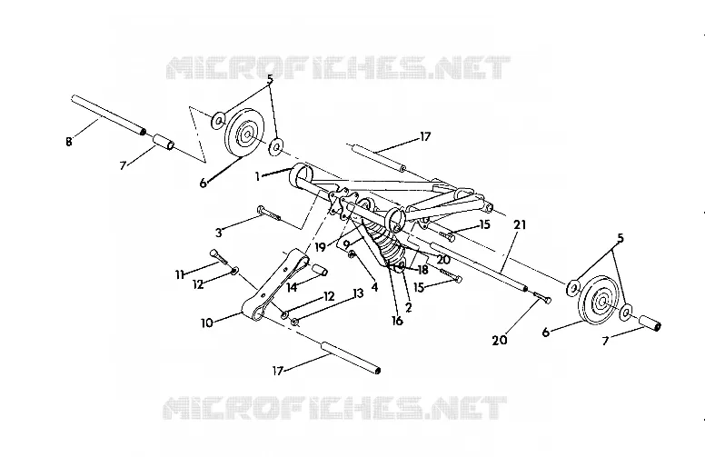 BRAS DE SUSPENSION AVANT SUPERTRAK (4921292129025A)