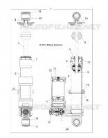 SUSPENSION, AMORTISSEUR AVANT