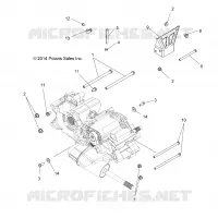 SYSTÈME DE TRANSMISSION, MAIN GEARCASE MOUNTING