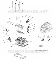 CYLINDRE HEAD, CAM AND VALVES