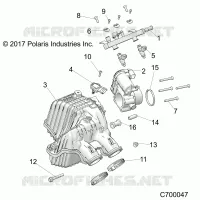 ENGINE, PRISE D'AIR MANIFOLD EVAP 50S