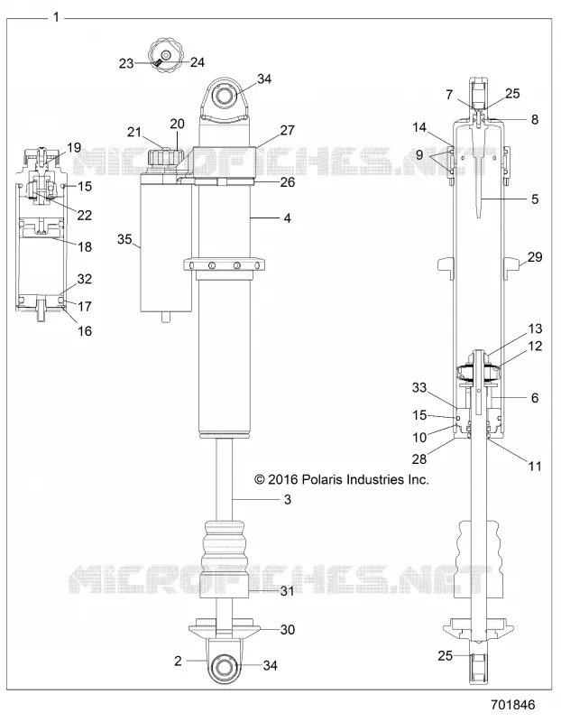 SUSPENSION ARRIERE SHOCK INTERNALS