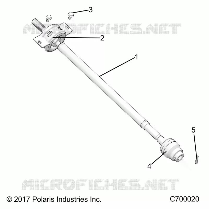 SYSTÃˆME DE TRANSMISSION, FRONT PROP SHAFT