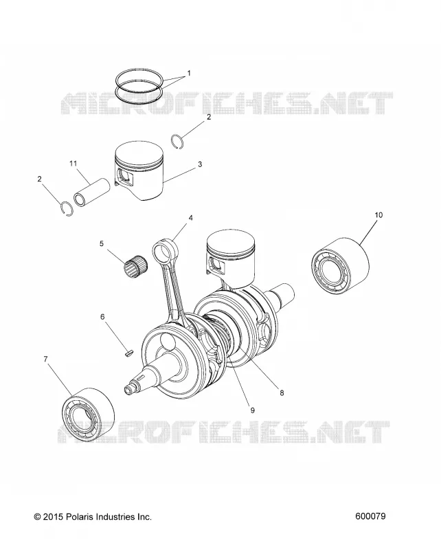 PISTON ET VILEBREQUIN