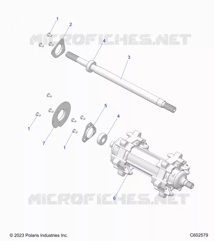 DRIVE TRAIN, JACKSHAFT AND ARBRE DE TRANSMISSION
