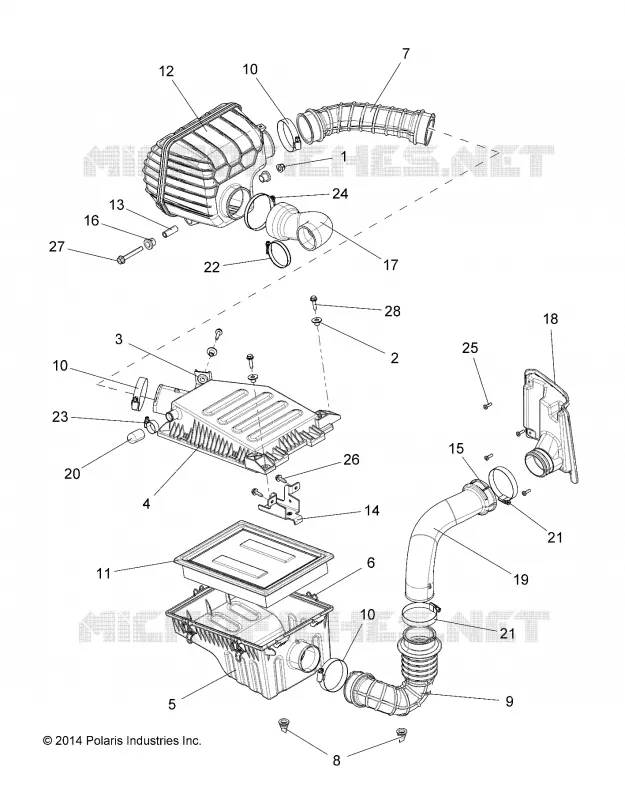 MOTEUR, PRISE D'AIR