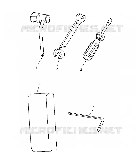 OUTILS SL 750 B944070 (4927012701022A)