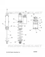 SUSPENSION, AMORTISSEUR, IFS W/RESERVOIR (INTL ONLY)