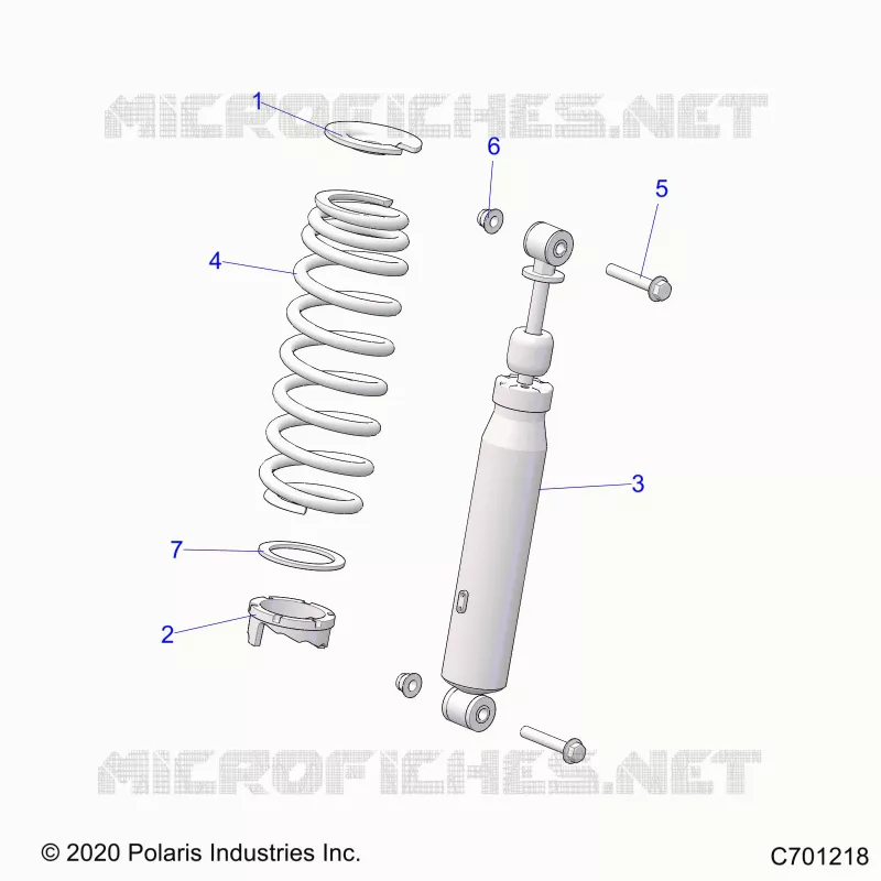 SUSPENSION, AMORTISSEUR AVANT MOUNTING