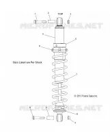 SUSPENSION, AMORTISSEUR IFS (7043903)