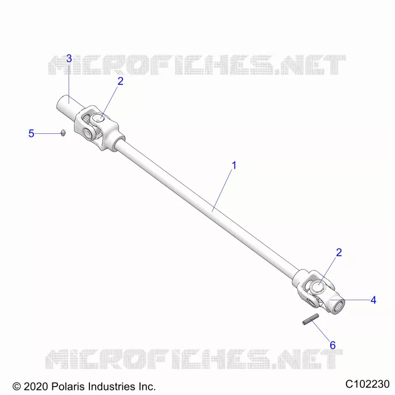 SYSTÃˆME DE TRANSMISSION, FRONT PROP SHAFT