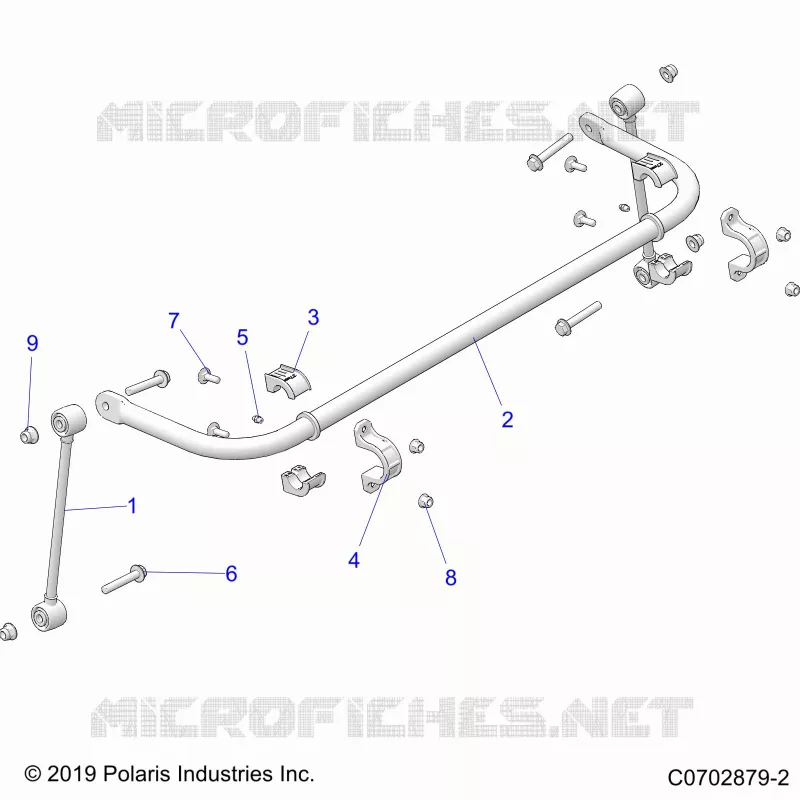 SUSPENSION, REAR BARRE STABILISATRICE