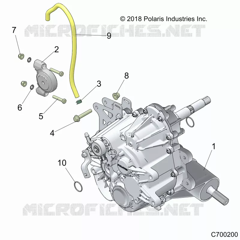 DRIVE TRAIN, MAIN SUPPORT PONT