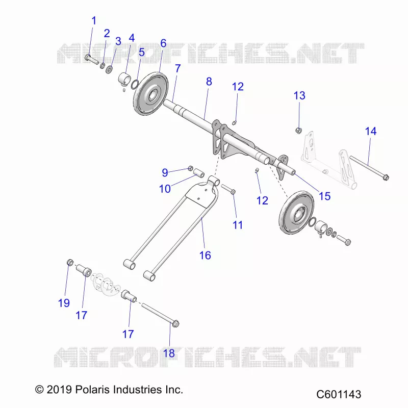 SUSPENSION, BRAS DE SUSPENSION ARRIERE