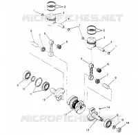 PISTON ET VILEBREQUIN LITE GT 0953133 AND  EUROPEAN LITE GT E953133 (4928922892C006)