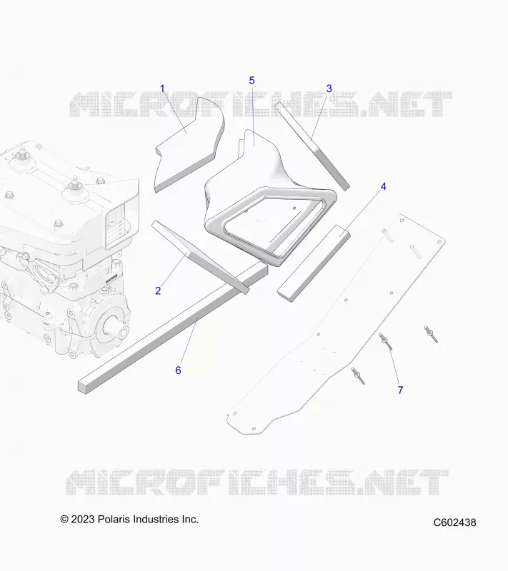 MOTEUR, AIR DUCT, OUTLET
