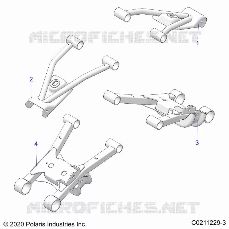 SUSPENSION ARRIERE CONTROL ARMS