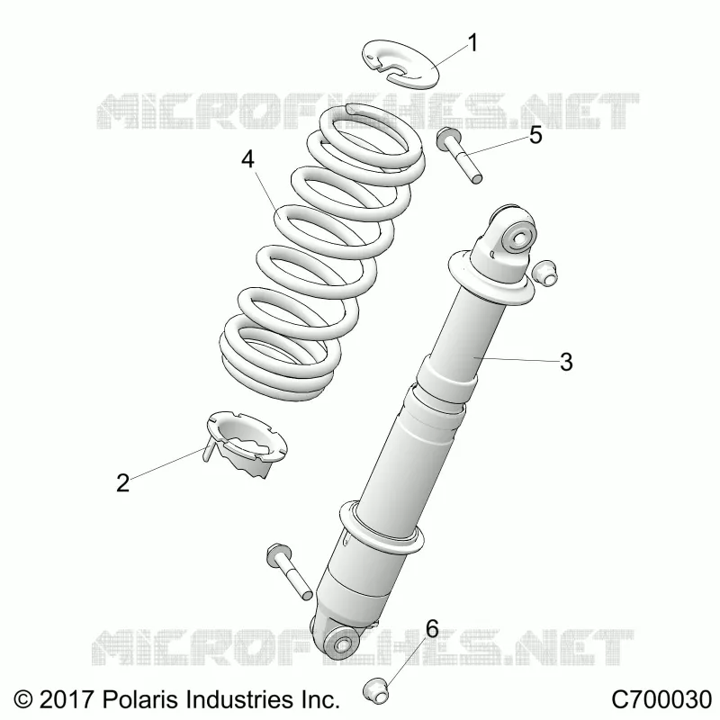SUSPENSION ARRIERE SHOCK MOUNTING