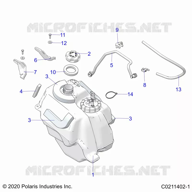 SYSTÃˆME D'ALIMENTATION, FUEL TANK ASM.