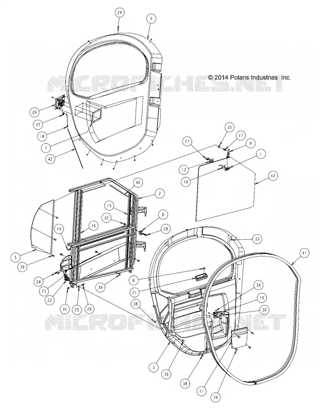 DOORS, HARD, FRONT, INTERNALS, LH