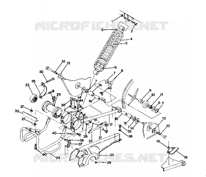 BRAS OSCILLANT WELDMENT (MIDDLE) 4X6--UPDATED 4/89 (4916361636026A)