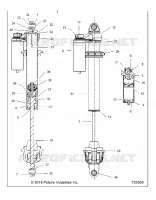 SUSPENSION, AMORTISSEUR AVANT