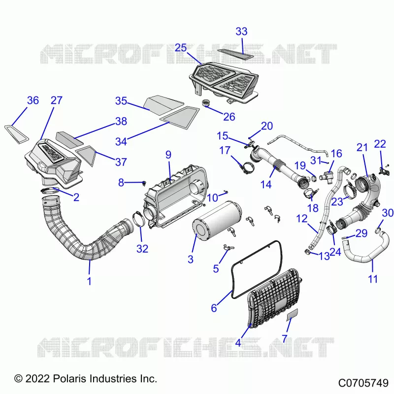 ENGINE, PRISE D'AIR SYSTEM