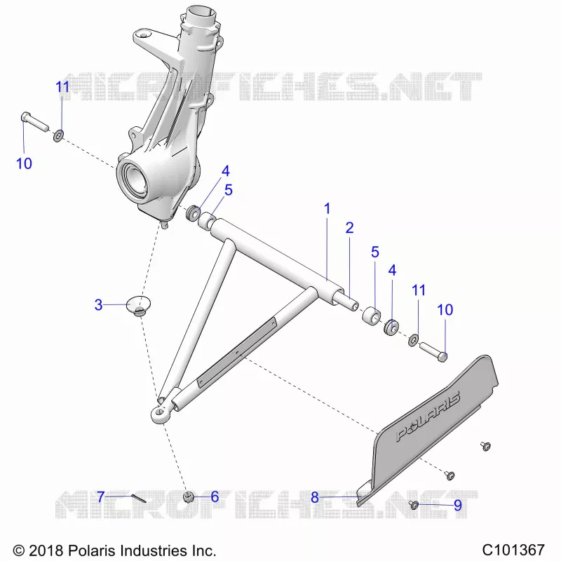 SUSPENSION, A-ARM AND SUPPORT MOUNTING