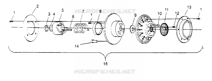 EMBRAYAGE DE TRANSMISSION ASSEMBLY RXL TOURING 0950869 (4928982898C005)