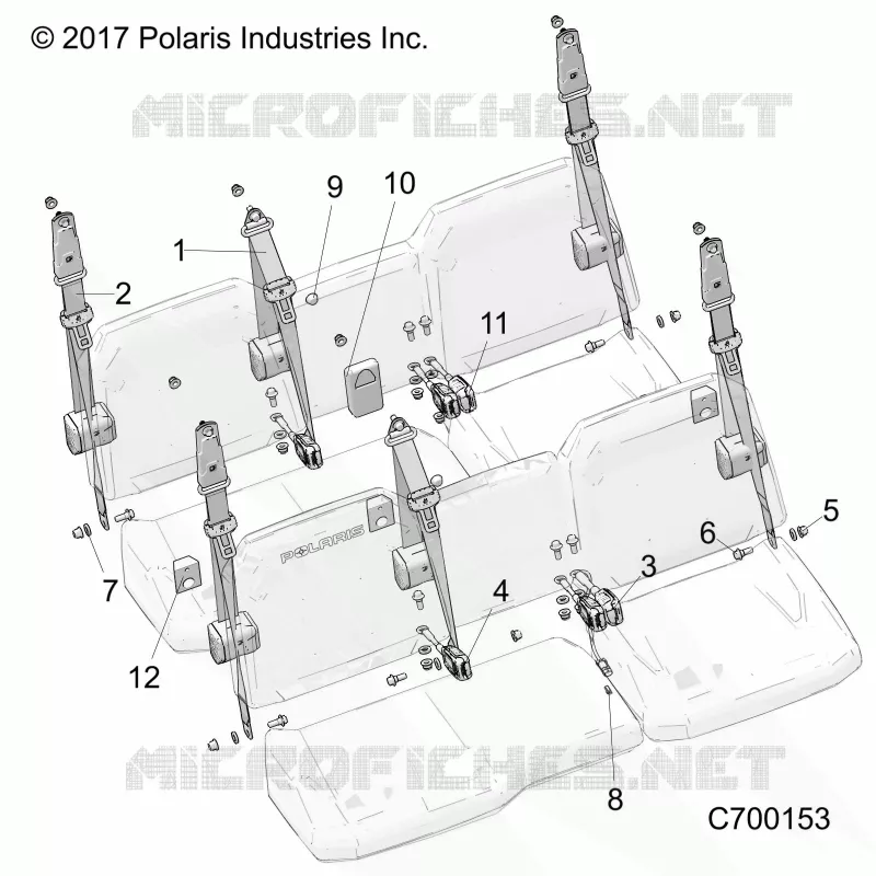 SIEGE BELT MOUNTING