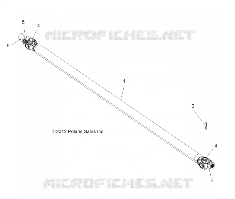 DRIVE TRAIN, FRONT ARBRE DE TRANSMISSION