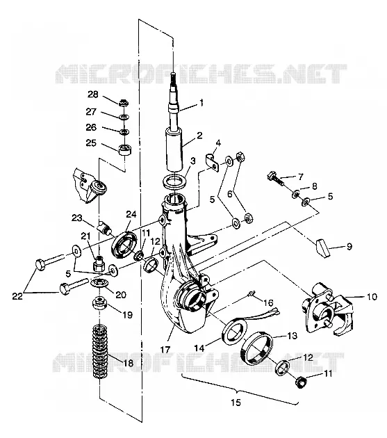 JAMBE DE FORCE AVANT 4X4 350L S938139 (4924342434014A)